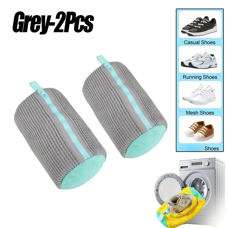 Laundry Bags Shoe Washing Machine Bag-with Zipper Laundry Bag with Rich Fluff Inside, Perfect for Sneakers and Casual Shoes