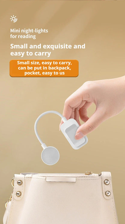 Portable LED Book Lights Eye Protection Night Light Mini 360°Clip-On Desk Reading Battery Lamp Travel Bedroom