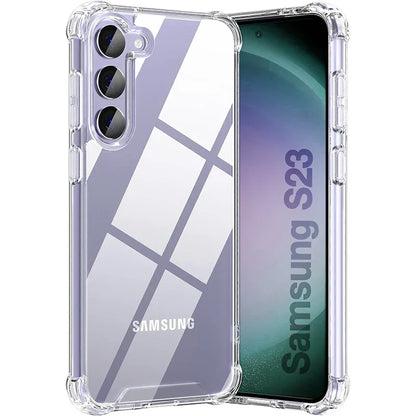 Hybrid Shockproof Case For Samsung Galaxy S23 S21 FE S22 Plus Ultra Clear Hard Case For Samsung A54 A34 A24 A14 A04S A53 A33