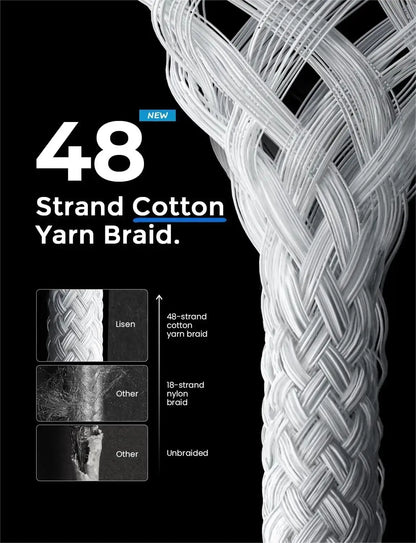 Fro iPhone 15 Pro Max 60W PD Woven Fast Charging Braided Cable 15Pro USB-C 15 Plus Type-C Data Cable