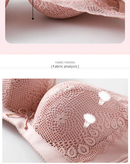 8cm Thickened Non-empty Cup Underwear Small Chest Gather Anti-sagging Hand-cup Bra Adjustable Bra Women