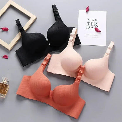 2025 New Extreme Push Up Bra 8cm Pads Small Bust Double Cup Padding Wireless Adjustable Plunge Bra Seamless Lift & Natural Shape