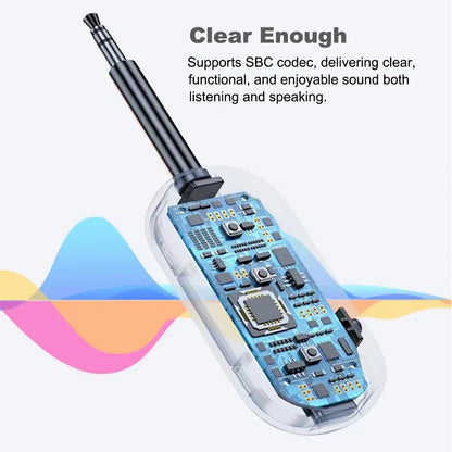 3.5mm Aux Bluetooth 5.3 Receiver Transmitter 2-in-1 Wireless Audio Adapter for TV Headset Car Radio Flight Mp3 Player Speaker