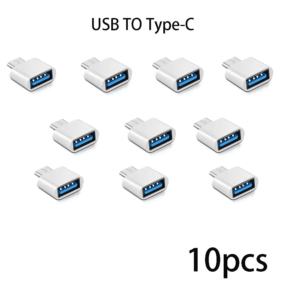 Mini Type C to USB Adapter 3.0 USB-C  Male OTG A Female Data Connector For MacBook Pro iPad Mini 6/Pro MacBook Air Type C Device