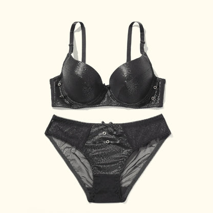 Beauwear Solid Color Lingerie Set for Women Small Size Padded Bra Set Push Up Underwear Set