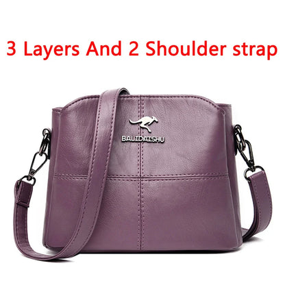 Women Embroidery Tote Bag High Quality Leather Ladies Handbags 2024 Women Shoulder Bag Small Crossbody Bags For Women Sac a Main