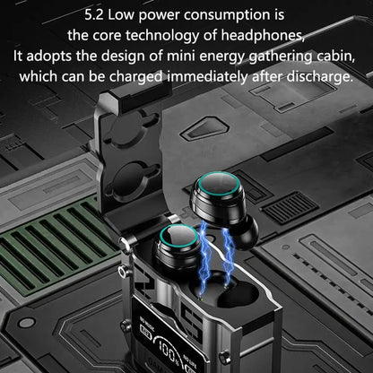 NEW M25 TWS Wireless Bluetooth-compatible 5.2 Headset Digital Reduction Earphone Noise Display Gaming Binaural for xiaomi iphone