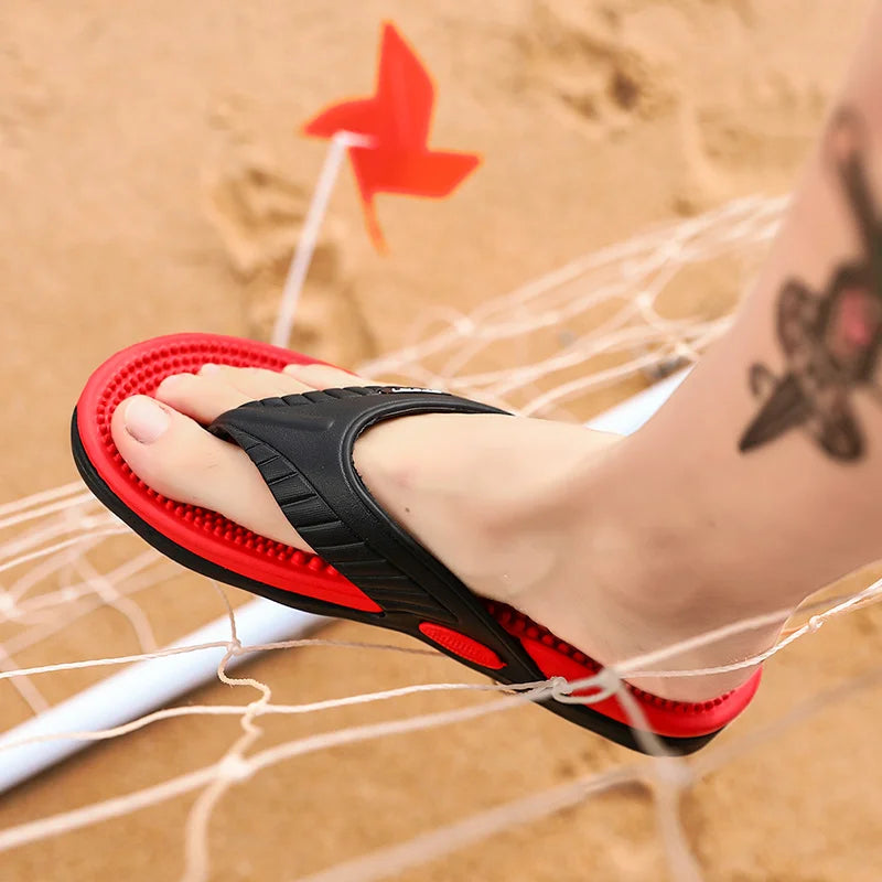 New Summer Fashion Mens Light Slippers Casual Breathable Indoor and Outdoor Slippers