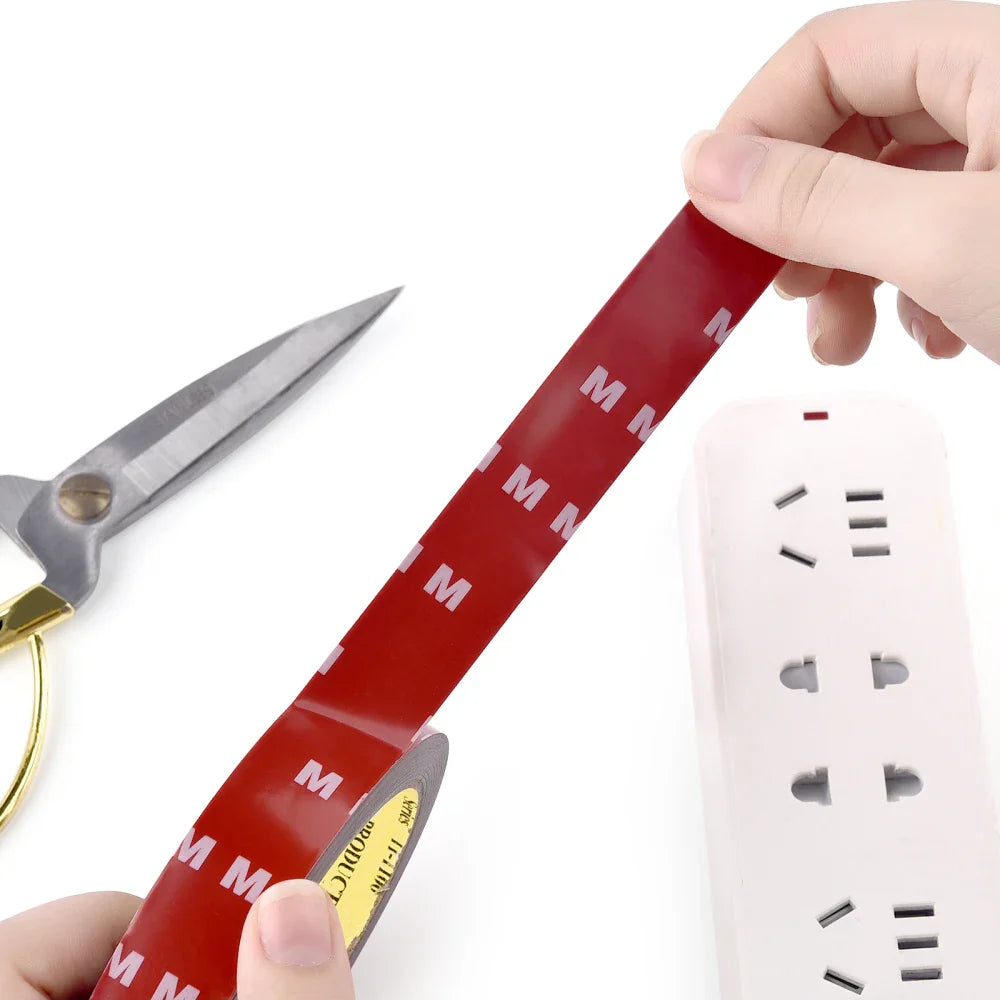 3Meters Strong Double Sided Adhesive Tape With High Viscosity For Automotive Use High Temperature Resistant Fixed Adhesive Patch