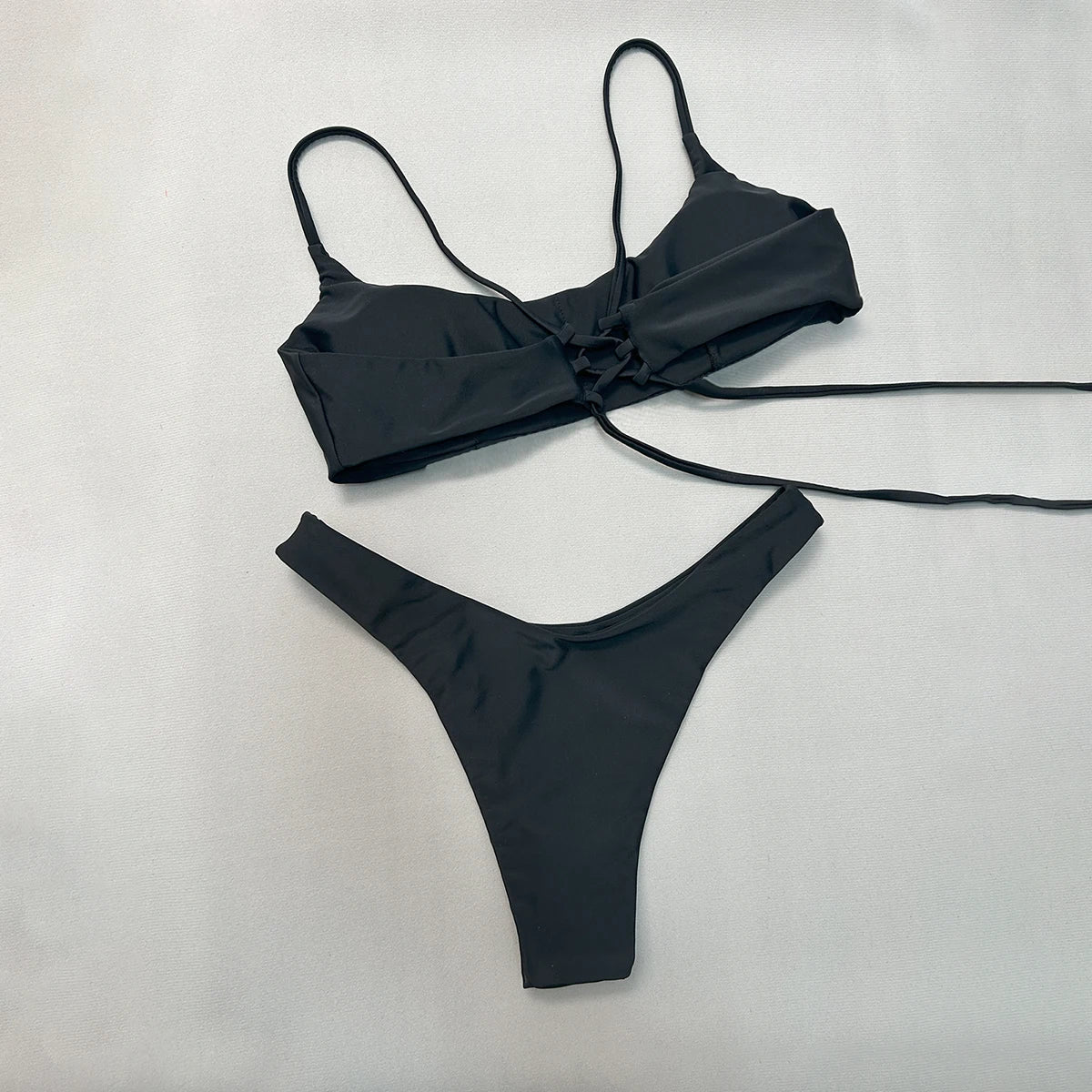 Push Up Bikinis 2025 Sexy Women Swimsuit Swimwear Female Bikini Set Bandage Biquini Bathing Suit Swimming Suits Beachwear