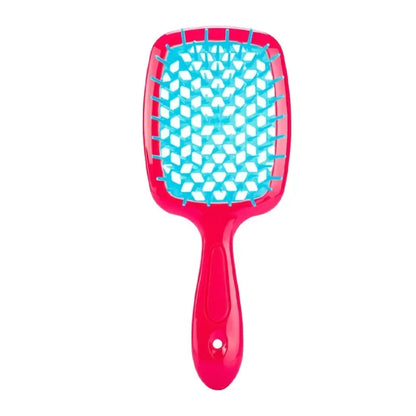 Tangled Hair Comb Detangling Hair Brush Massage Combs Hollow Out Wet Curly Hair Brushes Barber Comb Salon Hair Styling Tools