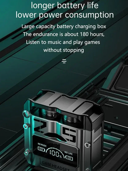 NEW M25 TWS Wireless Bluetooth-compatible 5.2 Headset Digital Reduction Earphone Noise Display Gaming Binaural for xiaomi iphone