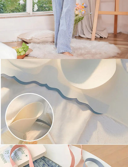 3Pcs Adjustable Beauty Back Bra Intimates Gather No Steel Ring Sports Anti-Sagging Bra French Color Contrast Seamless Underwear