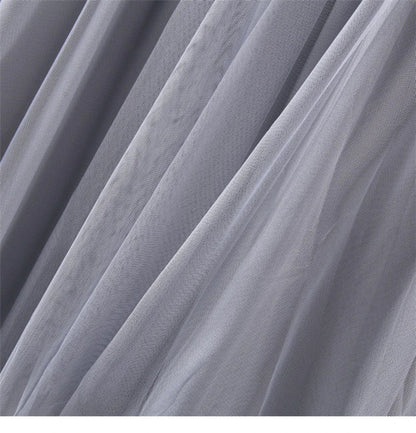 Tutu Tulle Long Maxi Skirt Women Fashion 2023 Korean Cute Pink High Waist Pleated Skirt Mesh Female Lady Aesthetic Faldas