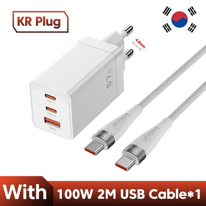 Toocki 67W GaN USB C Charger 65W Quick Charge QC 4.0 PD 3.0 45W Type C Fast USB Charger For iPhone 16 15 14  Pro Samsung MacBook