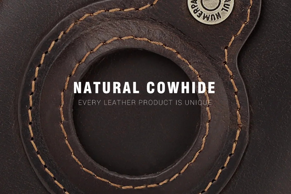 Anti-scan Magnet Credit Card Holder Wallet Genuine Leather Automatic Pop Out Aluminum Smart Wallets Luxury AirTag Purse Set