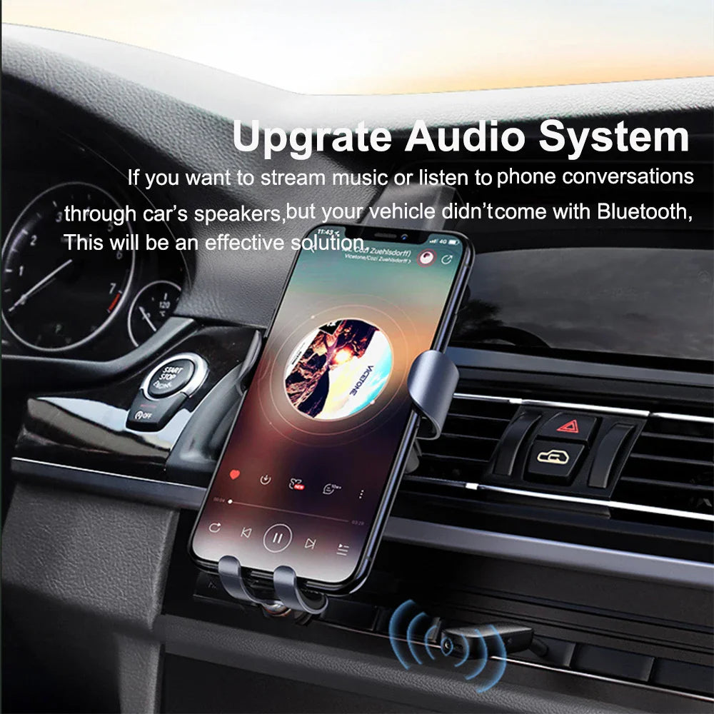 3.5mm Aux Bluetooth 5.3 Receiver Transmitter 2-in-1 Wireless Audio Adapter for TV Headset Car Radio Flight Mp3 Player Speaker