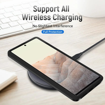 Heavy Duty Rugged Armor Shockproof Case For Google Pixel 8 7 6 Pro 6A 7A 8A Soft TPU Hard Plastic Protective Back Cover Fundas