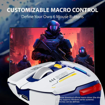 Inphic IN9 Wireless Gaming Mouse Rechargeable Ergonomics Bluetooth Mouse RGB Lighting Effect Desktop Computer Laptop Universal