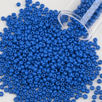 12Grams/Tube 2mm Metallic Seed Beads Japanese Round Glass Seedbeads For DIY Needlework Dress Adornment Sewing 1200pcs