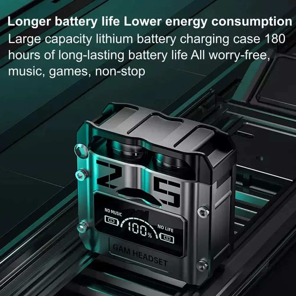 NEW M25 TWS Wireless Bluetooth-compatible 5.2 Headset Digital Reduction Earphone Noise Display Gaming Binaural for xiaomi iphone