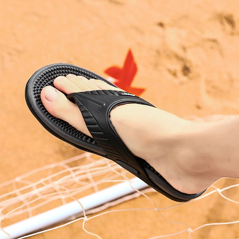 New Summer Fashion Mens Light Slippers Casual Breathable Indoor and Outdoor Slippers