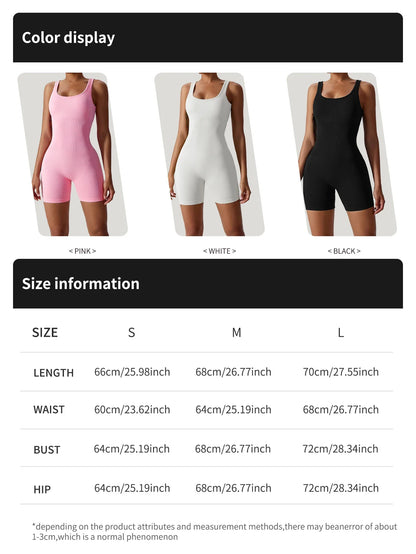 High Elastic Integrated Tight Fitting Jumpsuit Aerial Beauty Back Yoga Suit Seamless Jumpsuit for Women
