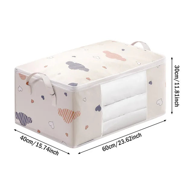 Big Capacity Storage Bag 4/2/1PCS Quilt Clothes Moisture Dust Proof Proof Organizer Duvet Blanket Sorting Bags Luggage Bag