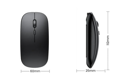 Bluetooth Mouse for APPle MacBook Air Pro Retina 11 12 13 15 16 mac book Laptop Wireless Mouse Rechargeable Mute Gaming Mouse