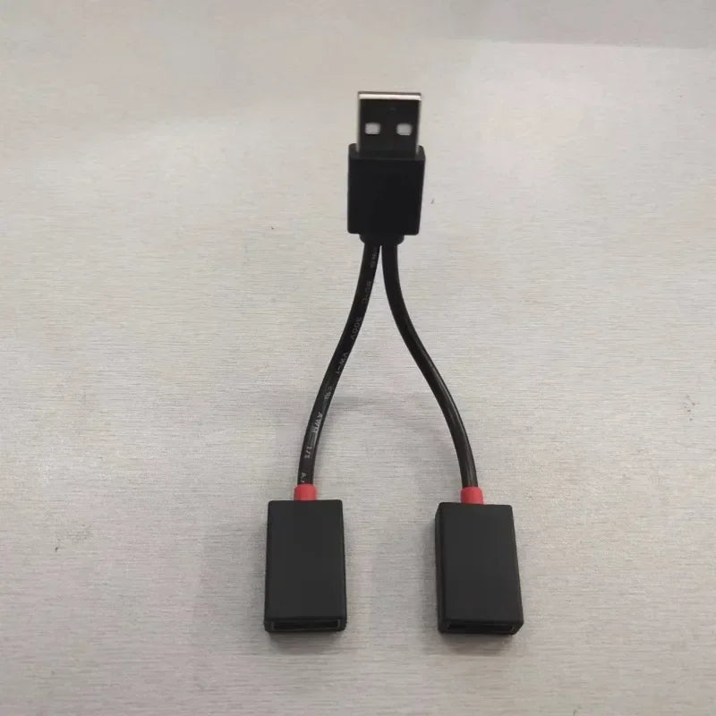 1 in 2 Out USB HUB Car Usb Splitter Cable Multifunction Adapter Cord Charging Cable for Iphone Android Smart Phone for Xiaomi
