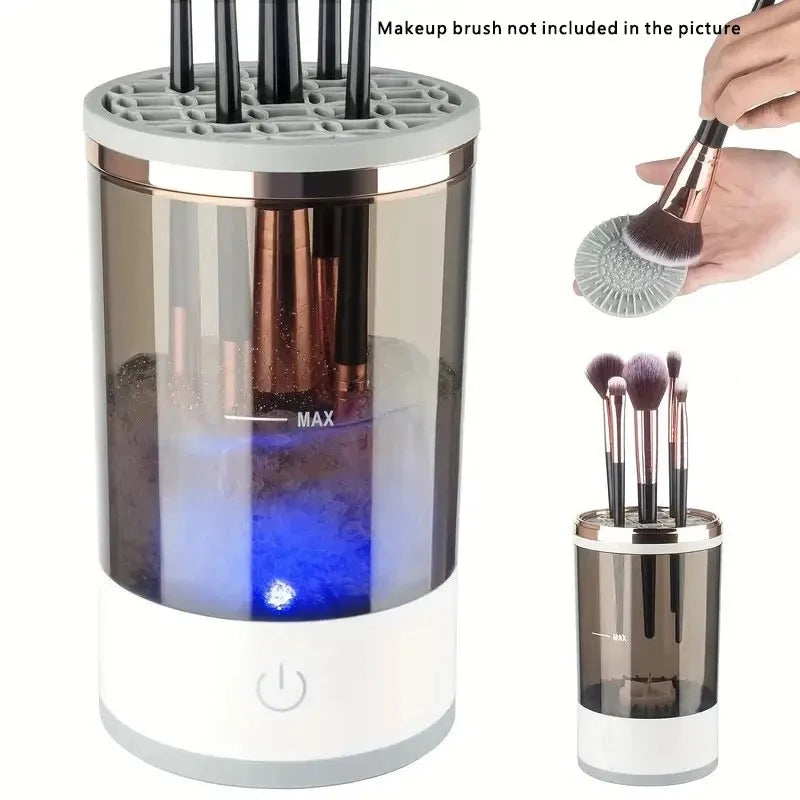 New makeup brush automatic washer Washer Rechargeable Lazy Powder Puff tool Beauty cleaning brush
