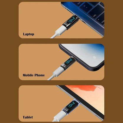 Transparent LED Display PD240W USB4.0 40Gbps Type C to C OTG Adapter 8K@60Hz 5A Fast Charging Cable for iPhone 15 14 MacBook Pro