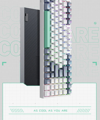 Machenike K500 Mechanical Keyboard Gaming Keyboard Wired Keyboard Hot Swappable 94 Keys RGB Light Mac Windows