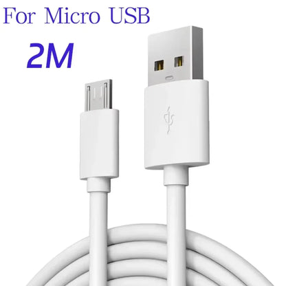 NNBILI Micro USB Cable High Speed Fast Charging USB Cord For Samsung Galaxy S7 S6 PS4 MP3 TV Andriod Phones Data Cables 1/1.5/2M