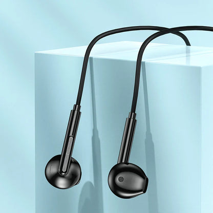 Awei PC-7T/PC-7 Wire-controlled Headset With Microphone Hands-free Calling Ergonomic Headphone Type-C Earphone For Smartphones