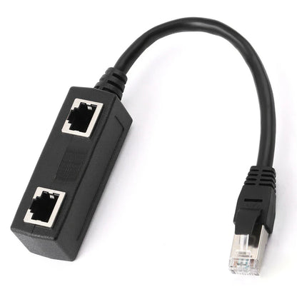 RJ45 1 to 2 / 1 to 3 Ways Splitter Connector Network Adapter Cat5 Cat6 Cat7 LAN Ethernet Cable for Networking Extension
