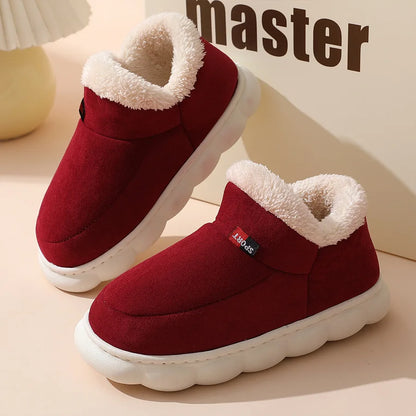 Asgard Classic Plush Slippers For Women Winter 2024 New Outdoor Fluffy Warm Boots Leisure Cotton Shoes Indoor Cozy Home Slides