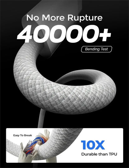 Fro iPhone 15 Pro Max 60W PD Woven Fast Charging Braided Cable 15Pro USB-C 15 Plus Type-C Data Cable