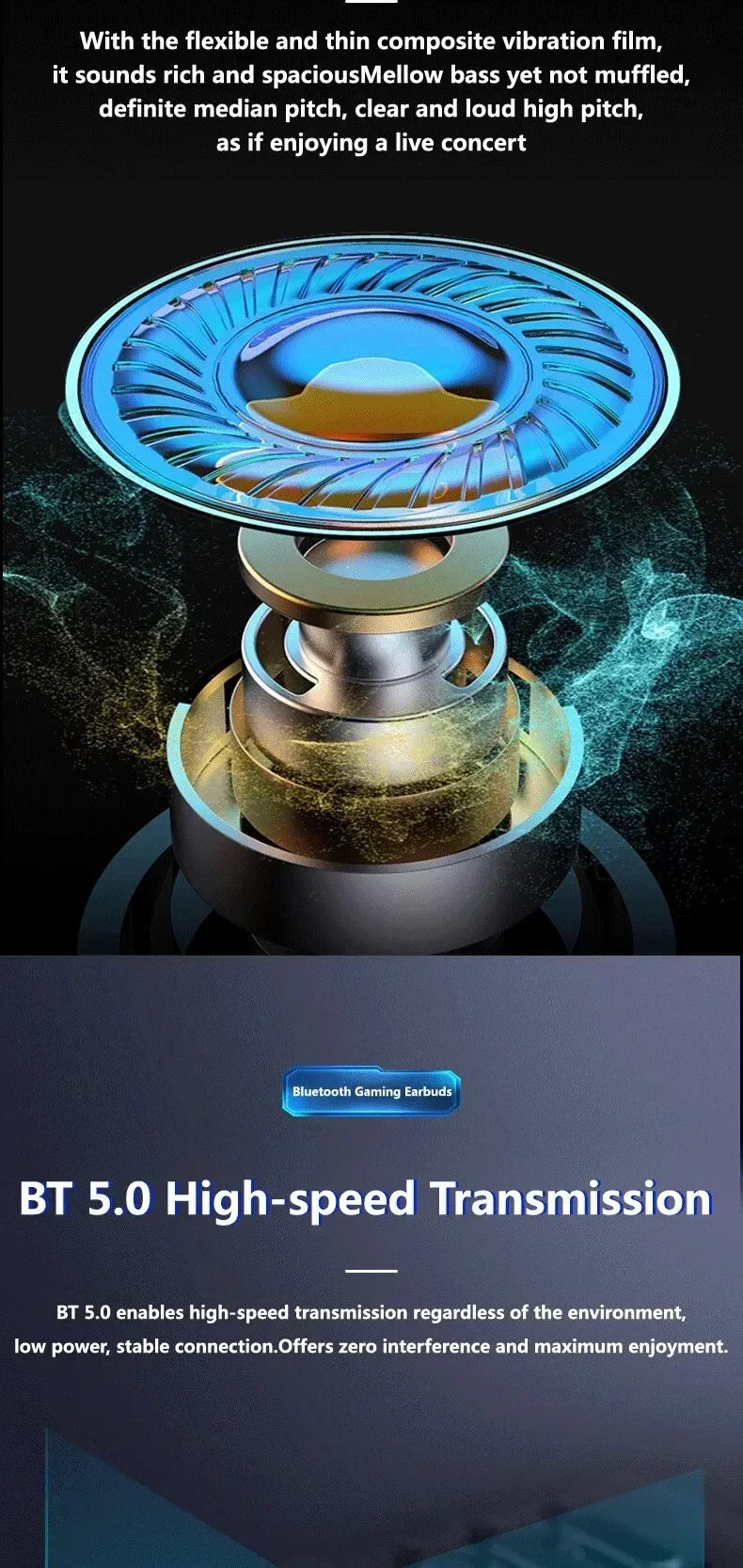 X15 TWS Gaming Earbuds Wireless Bluetooth Earphones With Mic Bass Audio Sound Positioning 9D Stereo Music HiFi Headset For Gamer