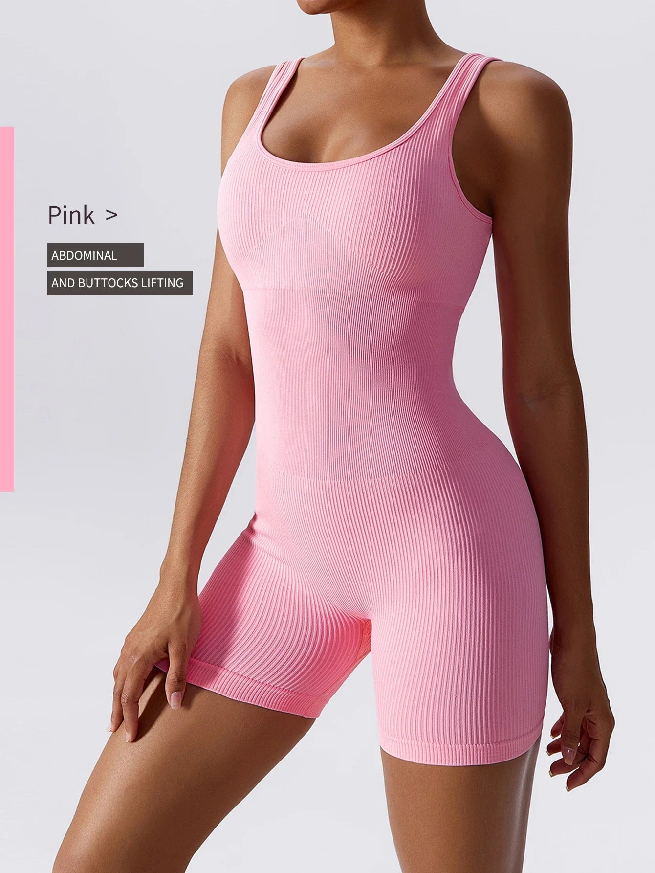 High Elastic Integrated Tight Fitting Jumpsuit Aerial Beauty Back Yoga Suit Seamless Jumpsuit for Women