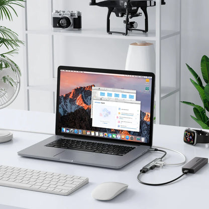 Lemorele 120cm 4Ports USB HUB OTG USB A 3.0 Adapter Multi Splitter Adapter Laptop Accessories For Xiaomi Lenovo Macbook Pro