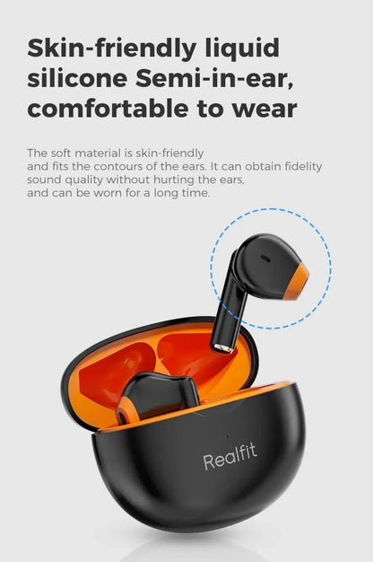 Realfit F2 Bluetooth Earphone Excellent HIFI Quality TWS Wireless Earbuds Wholesale for realme xiaomi