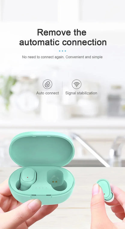 Original A6S TWS Wireless Bluetooth Headset Earphone Bluetooth Sport Inear Earbuds Headset with Mic for Xiaomi Iphone Lenovo