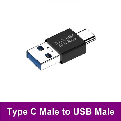 Universal USB 3.0 OTG Type C Adapter USB C Male to USB-A Male Female Converter for Macbook Huawei Samsung Xiaomi Ipad Connector
