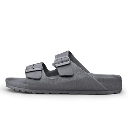 Summer Adjustable Soft Slides Slippers For Men Flat EVA Slippers Lightweight Anti Slip Slippers Size 35-47 48 49  Dropshipping