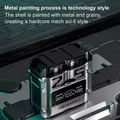 NEW M25 TWS Wireless Bluetooth-compatible 5.2 Headset Digital Reduction Earphone Noise Display Gaming Binaural for xiaomi iphone