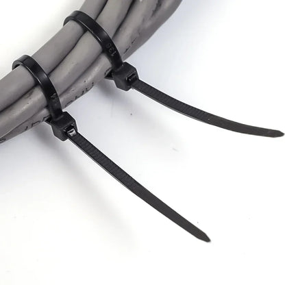 500/100Pcs Wholesale Plastic Nylon Cable Ties Self-locking Cord Straps Adjustable Cables Fastening Loop Home Office Wire Zip Tie