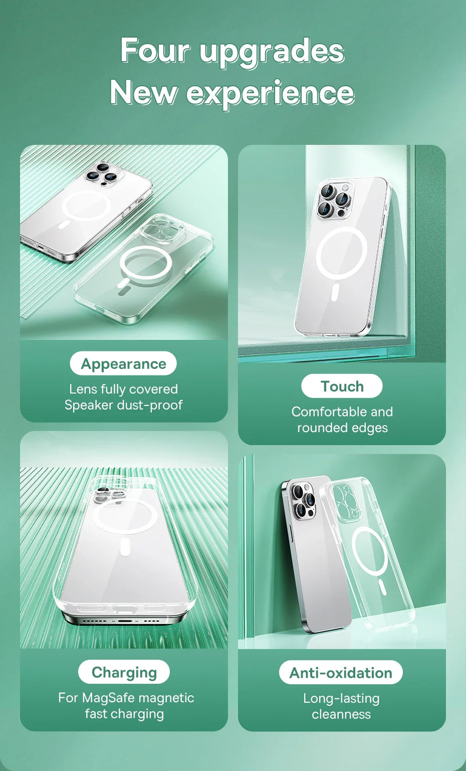 Baseus Magnetic Phone Case for iPhone 15 14 13 12 11 Pro Max Wireless Charging Cover For iPhone 15 14 Pro Max Magnet Clear Case