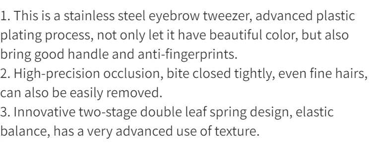 Eyebrow Tweezer Colorful Hair Beauty Fine Hairs Puller Stainless Steel Slanted Eye Brow Clips Removal Makeup Tools
