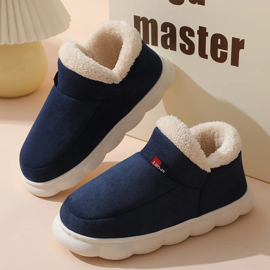 Asgard Classic Plush Slippers For Women Winter 2024 New Outdoor Fluffy Warm Boots Leisure Cotton Shoes Indoor Cozy Home Slides